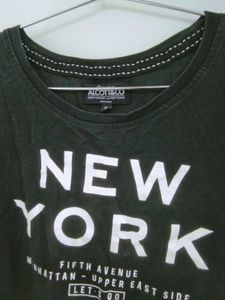 MENS BLACK ROUND NECK TSHIRT