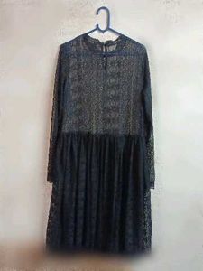 Partywear See-through Lace Mini-Dress Black 🖤