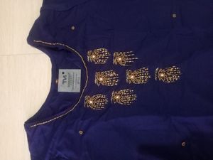 Nevy Blue Kurta Plazzo Set