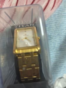Titan Gold-Tone Watch
