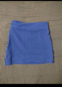 Blue Mini Skirt