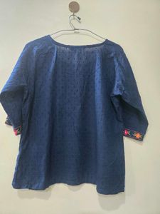 Embroidered Cotton Top