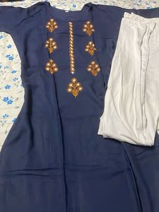 Blue Kurti Set