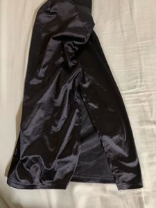 Silky Black Slip Dress