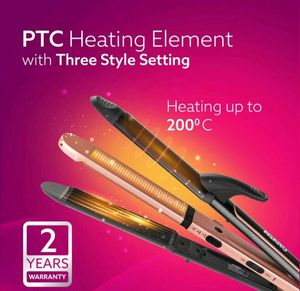 agaro new hair straightner 3 in 1