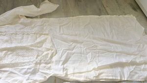 White Eyelet Straight Kurta