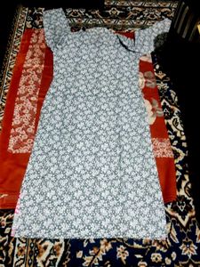 Elegant Printed pure cotton suit set