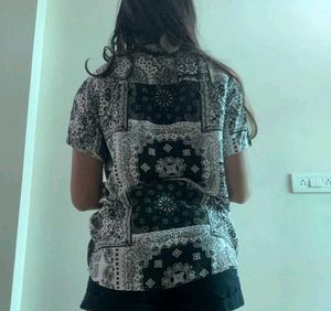 Bandana Printed Stylish Y2k Shirt (Unisex)