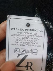 Patterned Long Sleeve Pullover