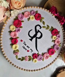 Couple Initial Hoop ✨
