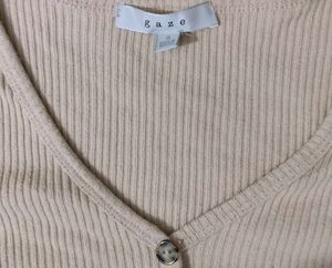 Beige colour crop top❤️🎀