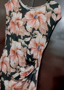 Multi Floral Print Dress For Girl Or Woman 34 Bust