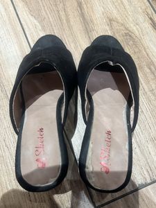 Black Block Heels