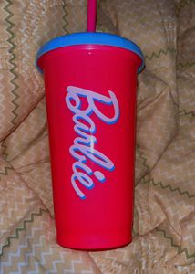 Barbie Cup with Straw