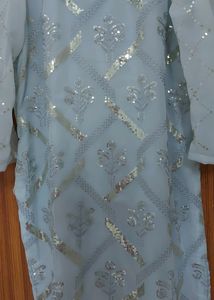 Straight sequence kurti
