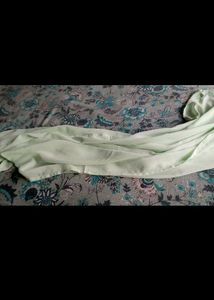 Pista Green Frock With Ghrara