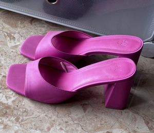 H&amp;M Baby Pink Block Heeled Shoe For Sale 🔥