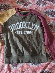 Patterned Shirt and pant with one short &amp; hudi