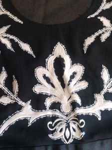 Georgette Embroidery One Piece Dress