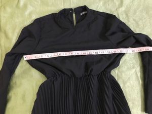 Black Pleated Dress Bust 32-34