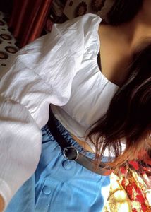 Blue Denim Korean Skirt