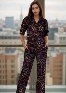 Women  Trendy Co-ord Set 💙