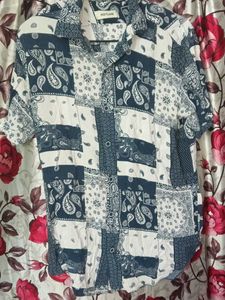 Patchwork Print Shirt