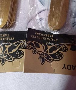 Gold Stainless Steel Spoons