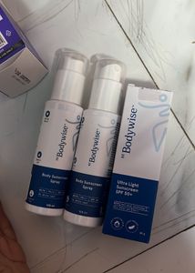 Be Bodywise Body lotion Sunscreen Face Serum