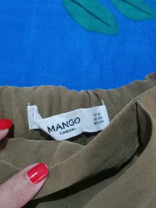 Brown Casual Shorts From Mango.