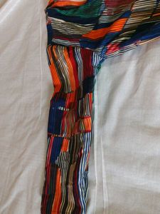 Striped Colorful Dress(shrug)