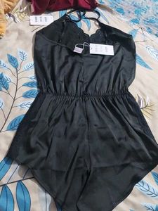 Patchwork Sleep Jumpsuit