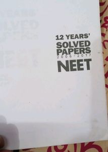 NEET Previous Year Papers