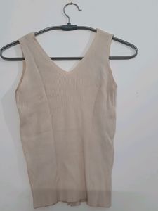 Off White Buttoned Top