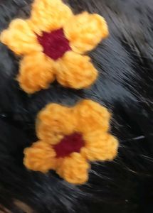 Sunflower Hair Clips (Set of 2)
