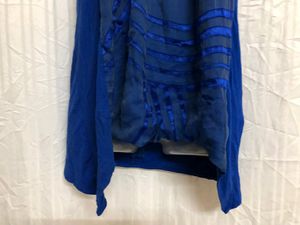 Blue Sleeveless Top For Women