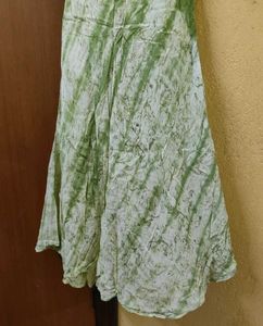 Beautiful Green Coloured Ethnic Gown