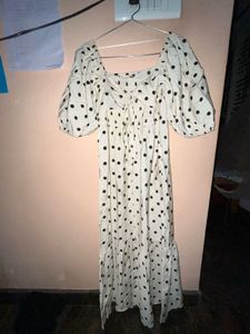 Polka Dot Maxi Dress (Zudio Brand)