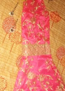 Pink Embroidered Gown