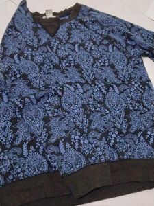 Black &amp; Blue Colour Sweatshirt