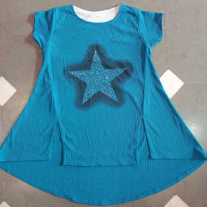 Cute Blue Star Top