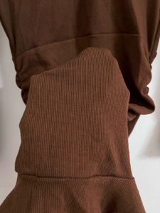 Brown Bodycon Mini Dress