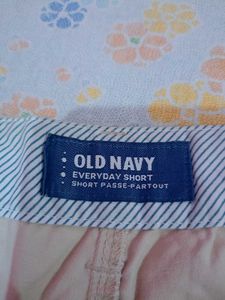 Khaki Shorts And Printed Short Skirt
