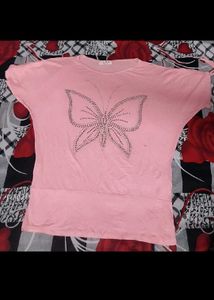 Combo Of 4 Tops And Tunics -Leaf Print V-Neck Top