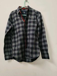 Striped Shirt With Faded Carbon Black Pant