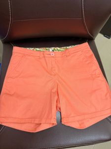 Tailored Coral Summer Shorts