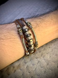Brown Leather Men’s Bracelet