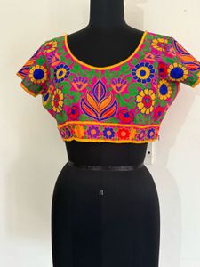 Embroidered Floral Blouse