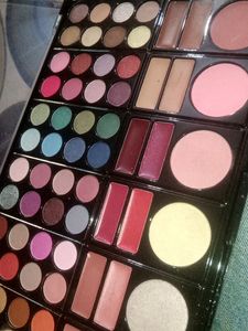 Blush ,Highlighter,  Lip Gloss, Eyeshadow Palette