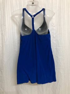 Aqua Green Blue Sleevless Top